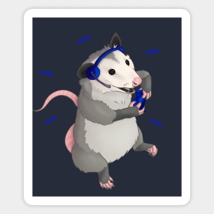 Possum playing video games Magnet